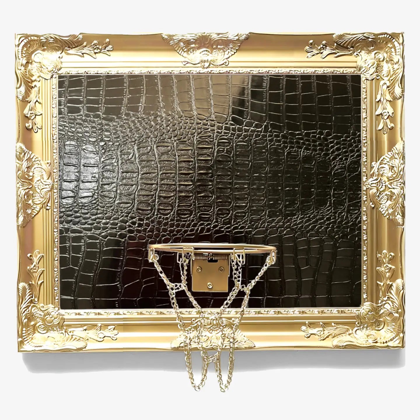 Handmade Snakeskin Basketball Hoop