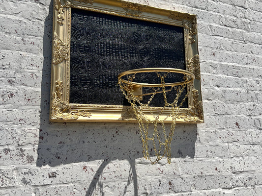 Handmade Snakeskin Basketball Hoop